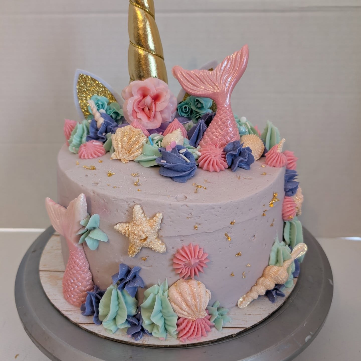 Mermaid birthday cake