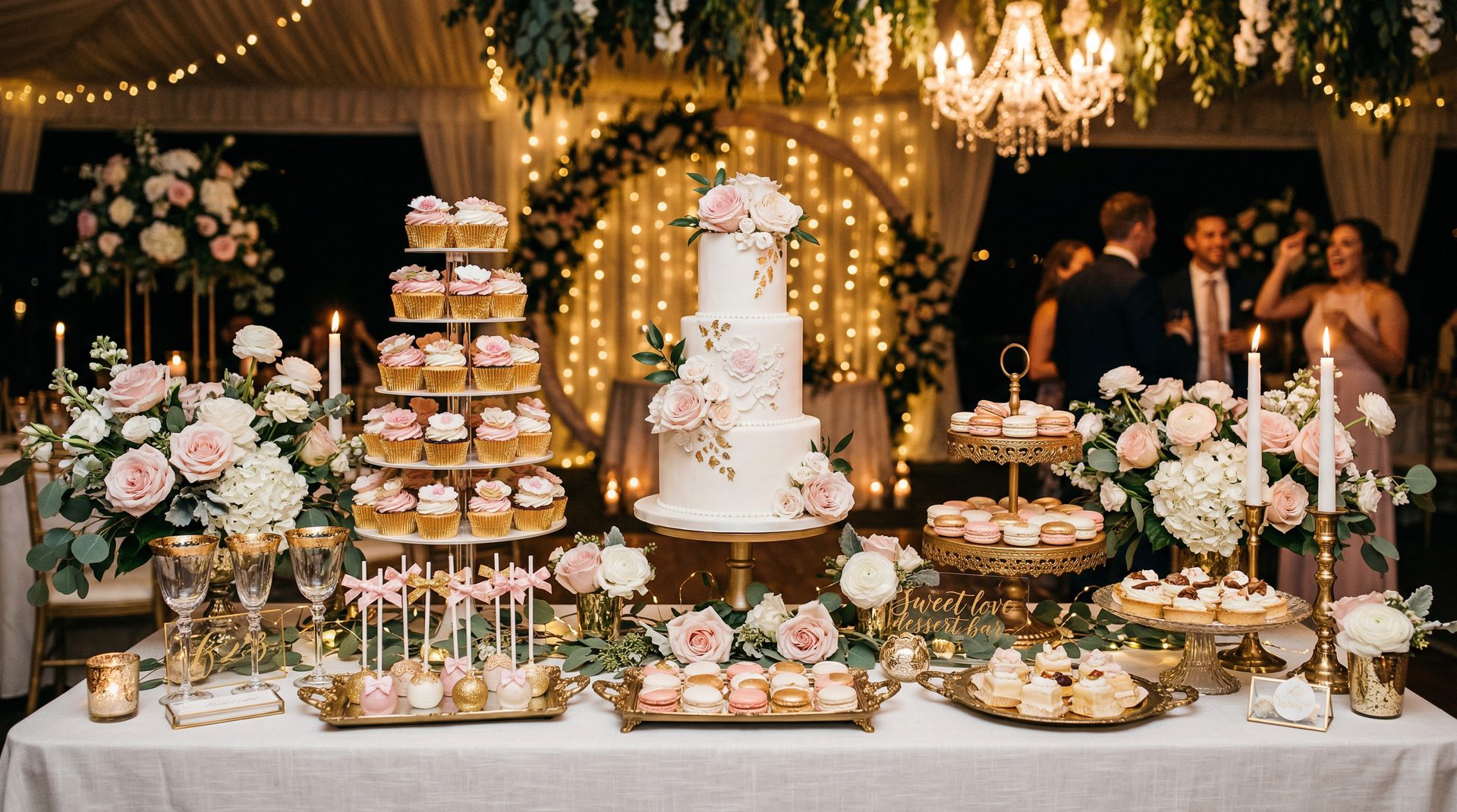 Wedding dessert table